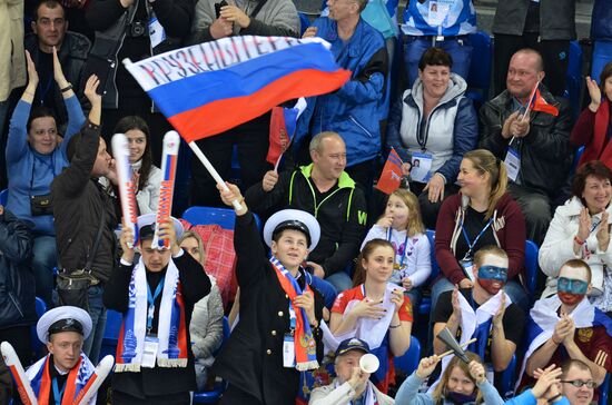 2014 Winter Paralympics. Ice sledge hockey. Russia vs. Italy