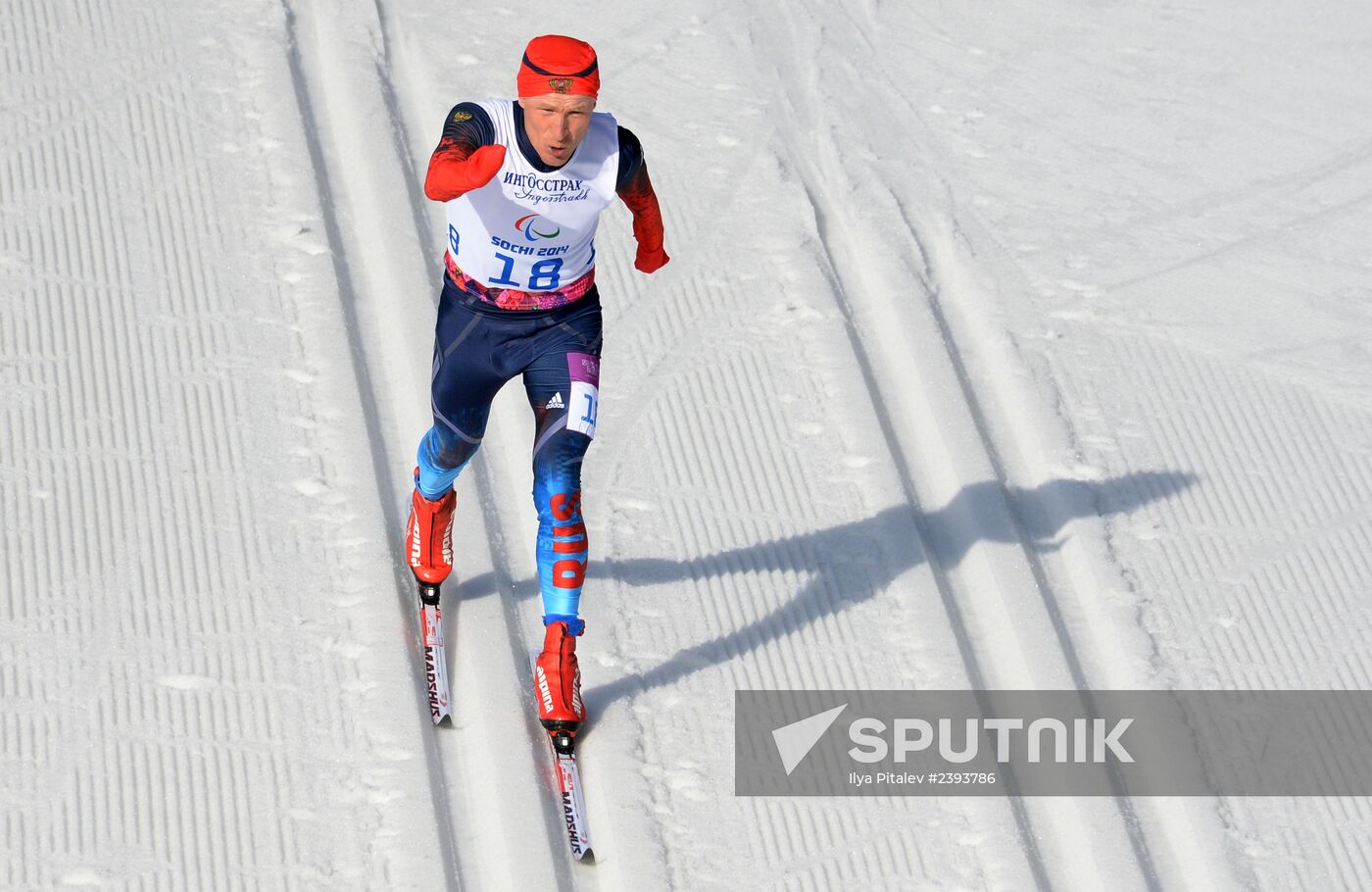 2014 Winter Paralympics. Cross-country skiing. Men. 20km race
