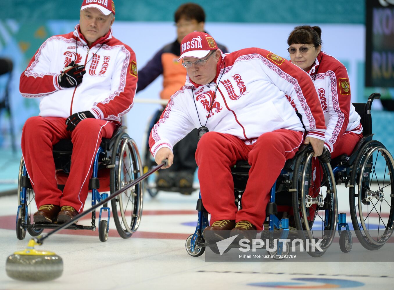 2014 Winter Paralympics. Curling. Day Three