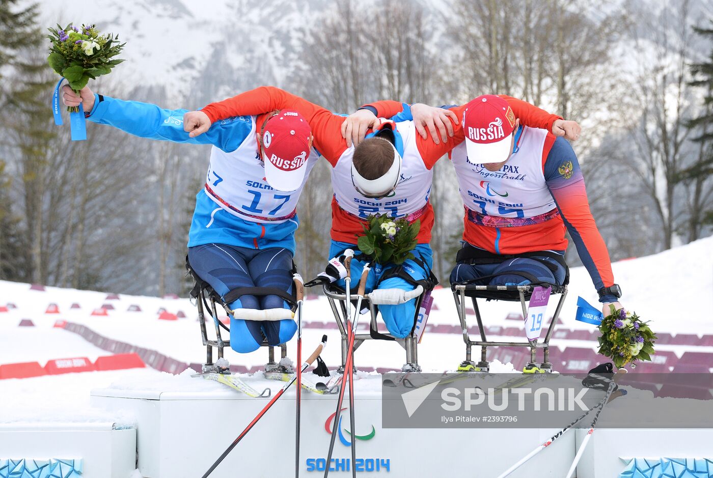 2014 Winter Paralympics. Cross-country skiing. Men. 15km race