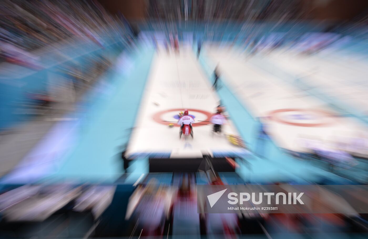 2014 Winter Paralympics. Wheelchair curling. Day Three