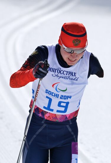 2014 Winter Paralympics. Cross-country skiing. Men. 20km race