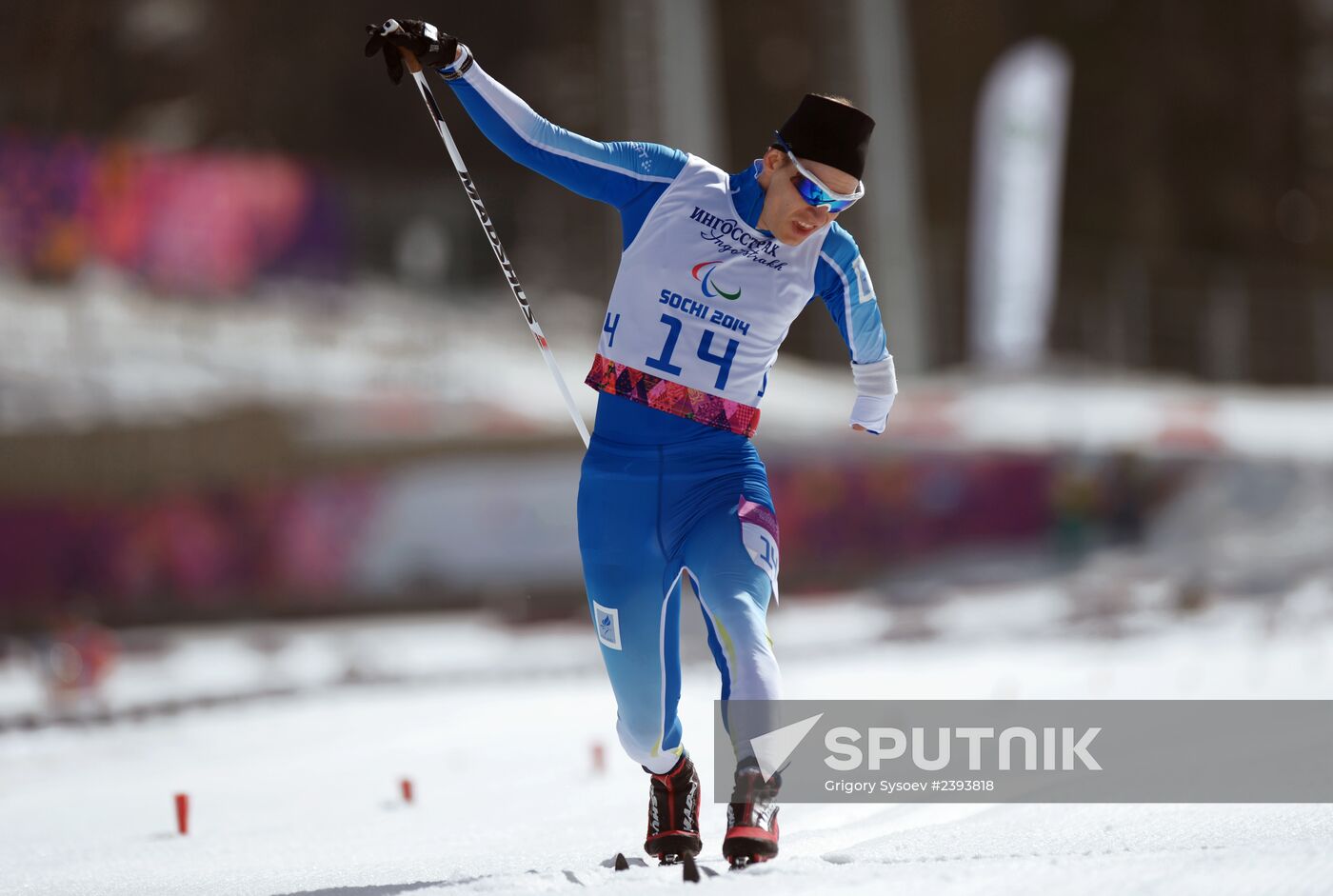 2014 Winter Paralympics. Cross-country skiing. Men. 20km race