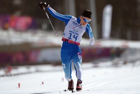 2014 Winter Paralympics. Cross-country skiing. Men. 20km race