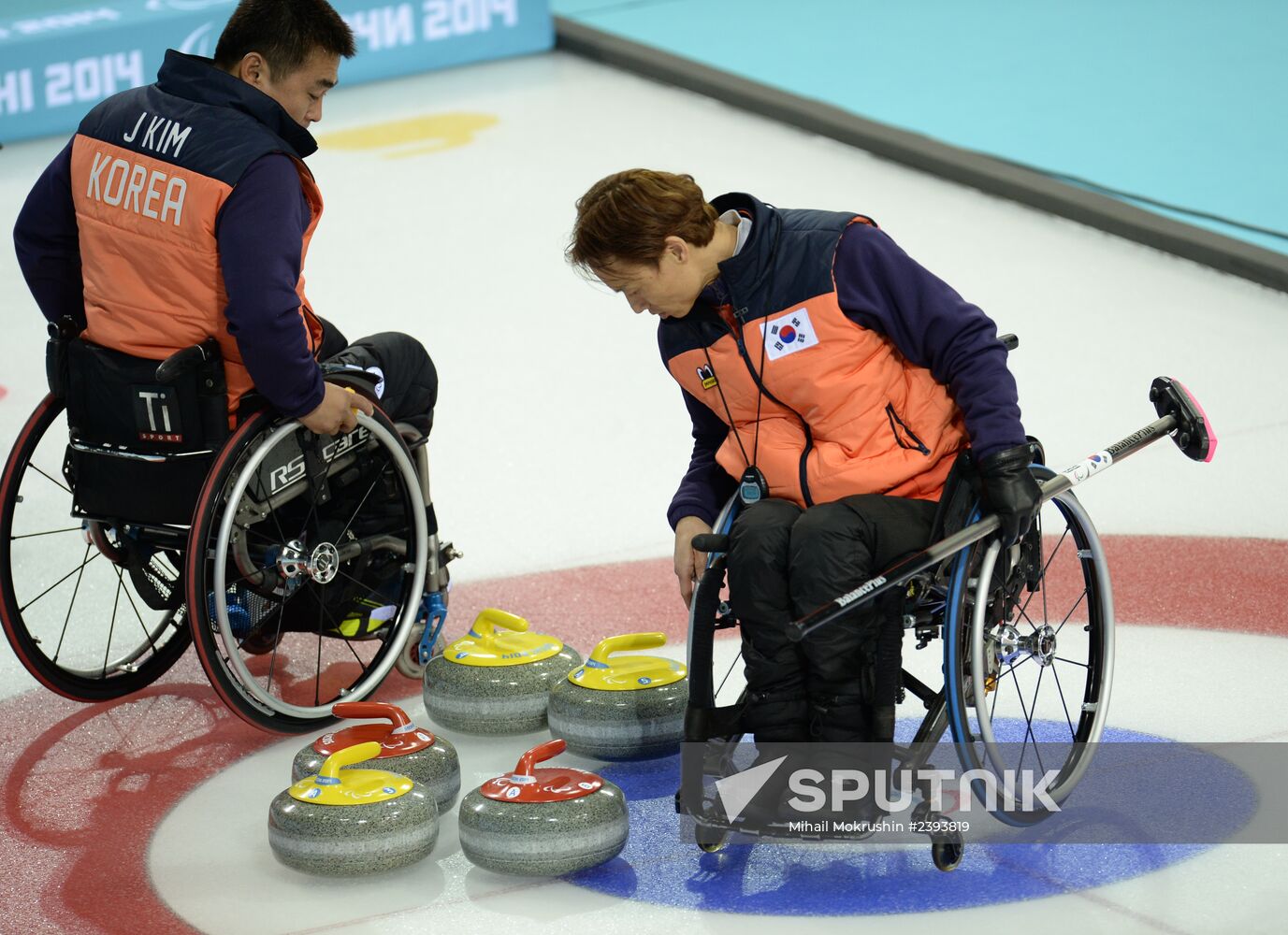 2014 Winter Paralympics. Curling. Day Three