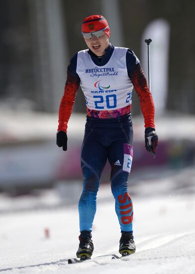 2014 Winter Paralympics. Cross-country skiing. Men. 20km race
