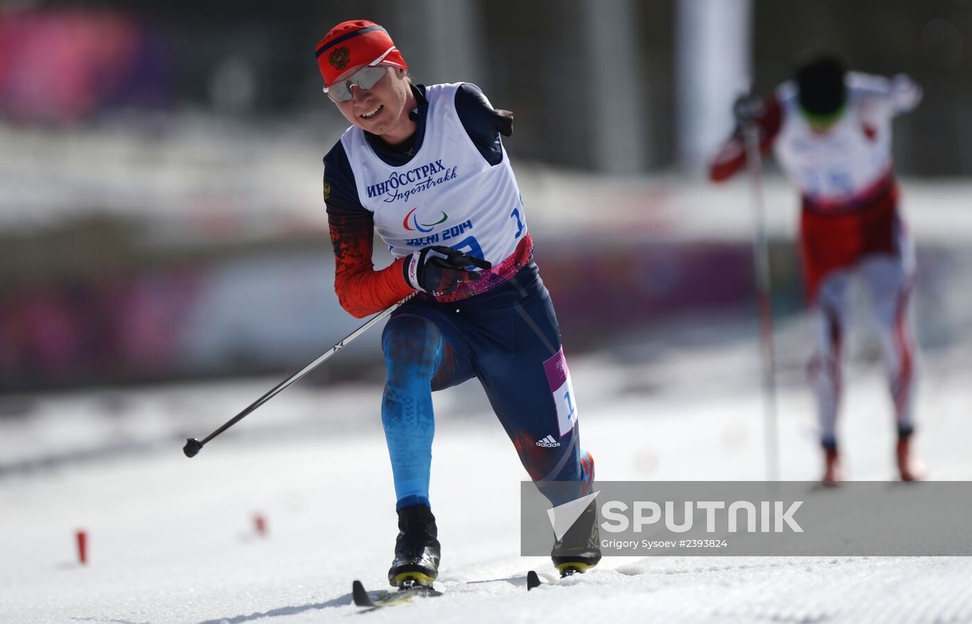 2014 Winter Paralympics. Cross-country skiing. Men. 20km race