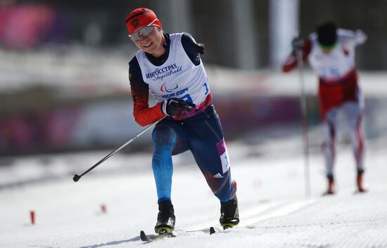 2014 Winter Paralympics. Cross-country skiing. Men. 20km race
