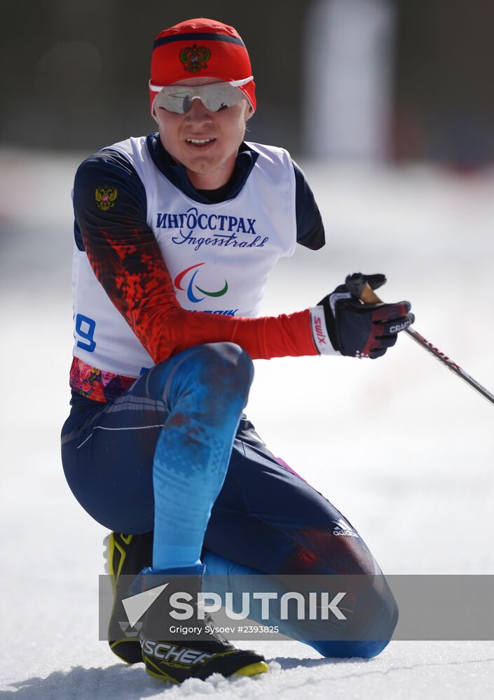2014 Winter Paralympics. Cross-country skiing. Men. 20km race