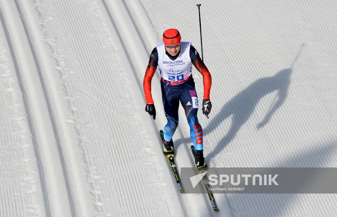 2014 Winter Paralympics. Cross-country skiing. Men. 20km race