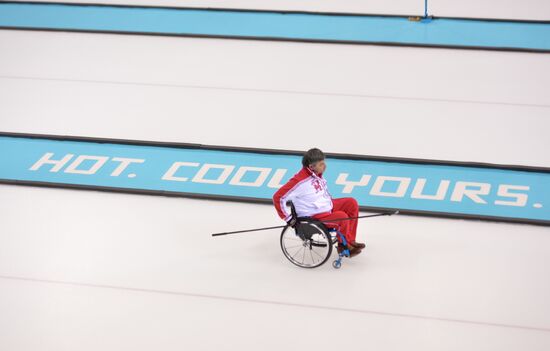 2014 Winter Paralympics. Curling. Day Three