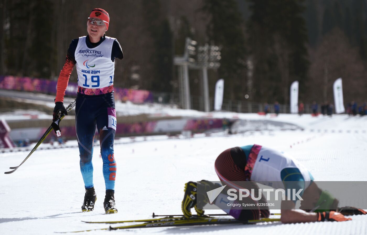 2014 Winter Paralympics. Cross-country skiing. Men. 20km race