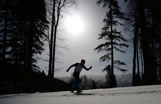 2014 Winter Paralympics. Cross-country skiing. Men. 20km race