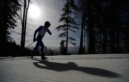 2014 Winter Paralympics. Cross-country skiing. Men. 20km race