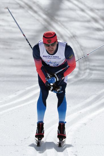 2014 Winter Paralympics. Cross-country skiing. Men. 20km race