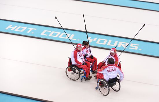2014 Winter Paralympics. Curling. Day Three