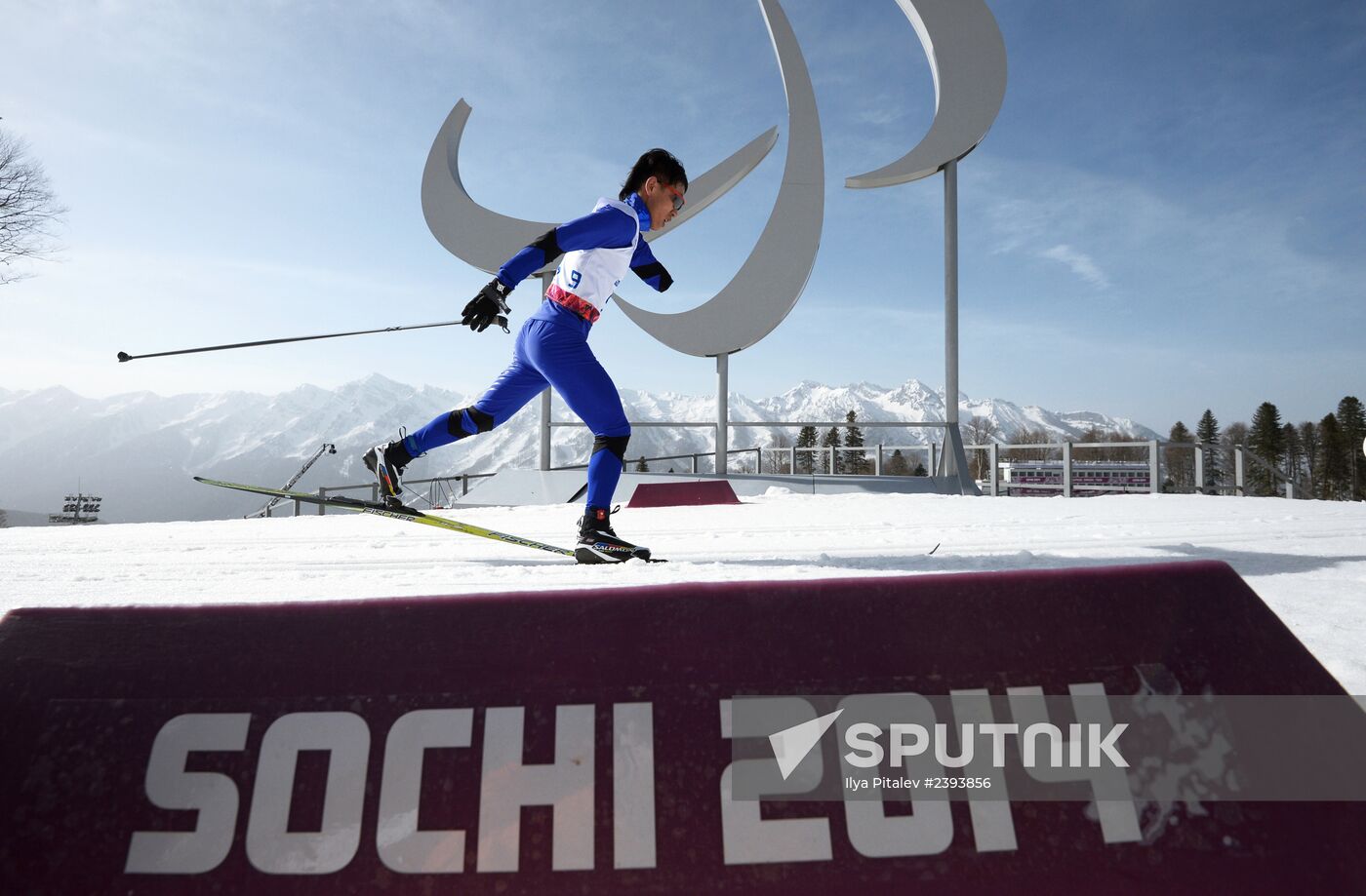 2014 Winter Paralympics. Cross-country skiing. Men. 20km race