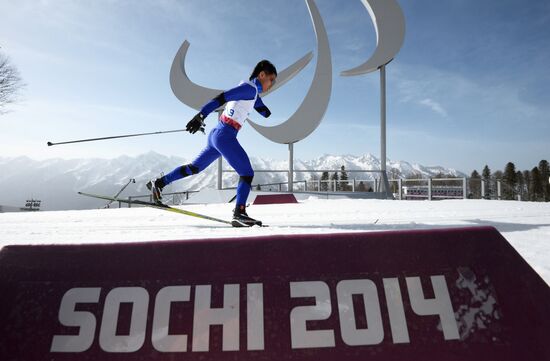 2014 Winter Paralympics. Cross-country skiing. Men. 20km race