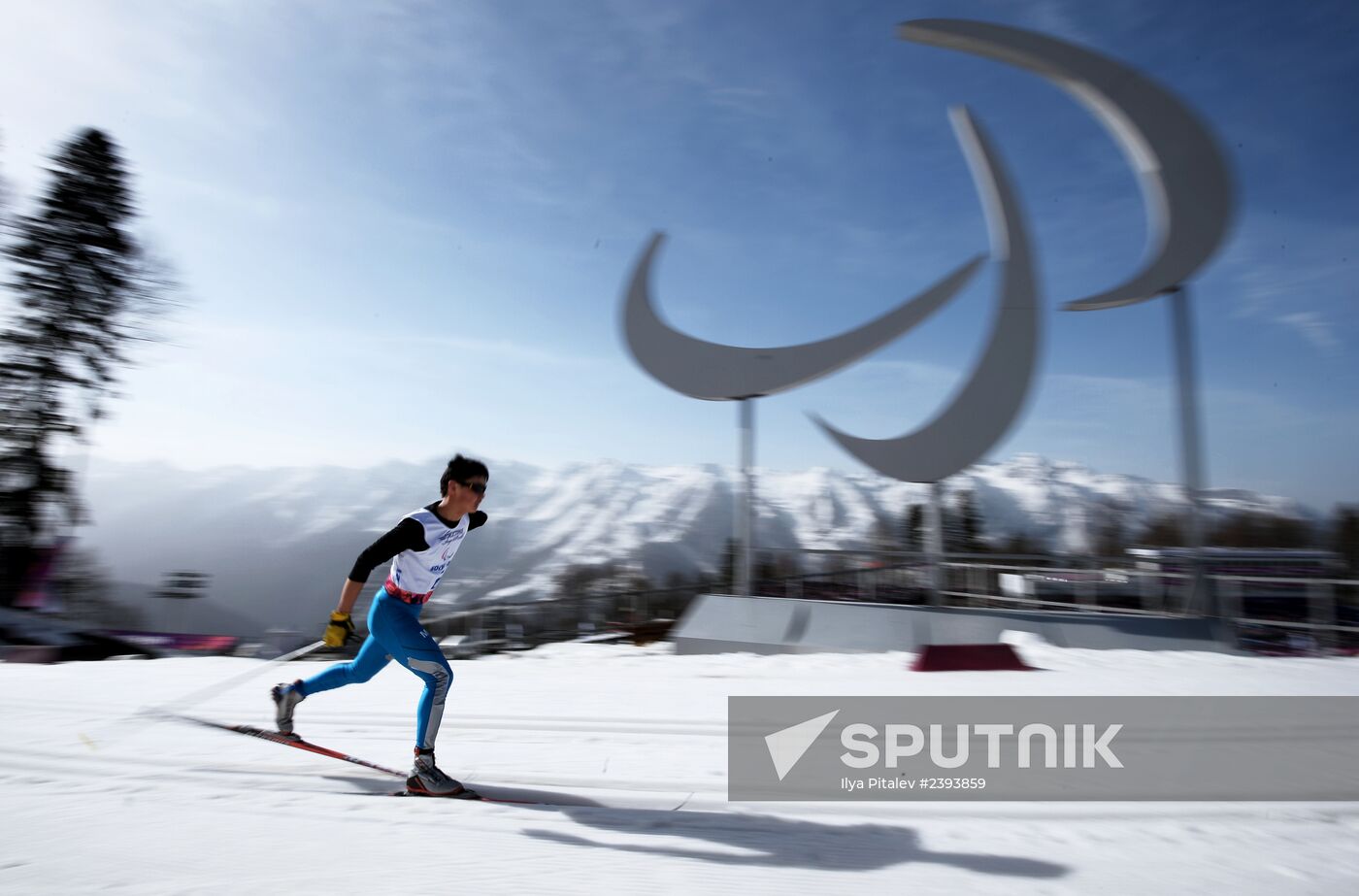 2014 Winter Paralympics. Cross-country skiing. Men. 20km race