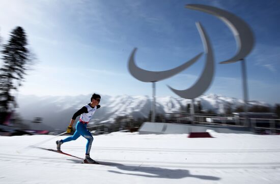 2014 Winter Paralympics. Cross-country skiing. Men. 20km race