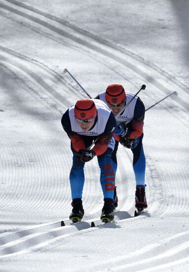 2014 Winter Paralympics. Cross-country skiing. Men. 20km race