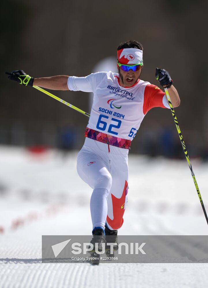 2014 Winter Paralympics. Cross-country skiing. Men. 20km race