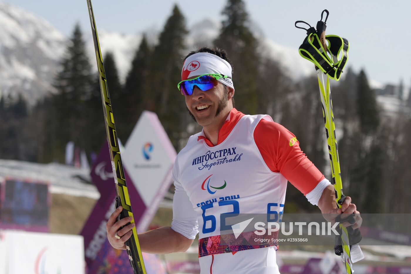 2014 Winter Paralympics. Cross-country skiing. Men. 20km race