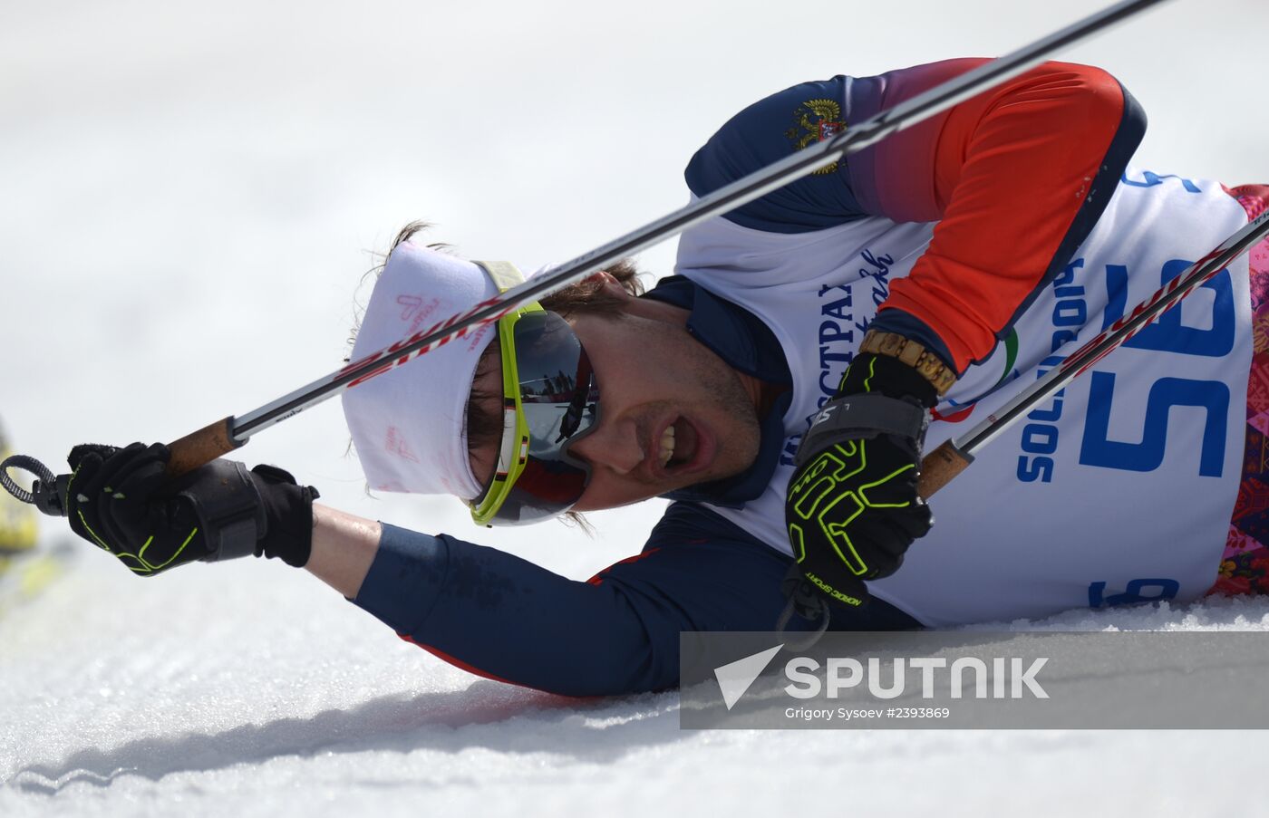 2014 Winter Paralympics. Cross-country skiing. Men. 20km race
