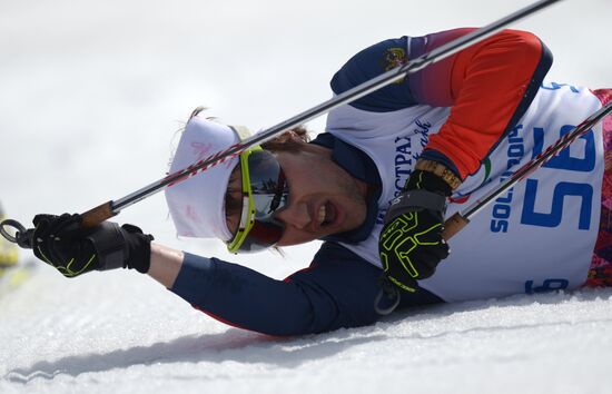 2014 Winter Paralympics. Cross-country skiing. Men. 20km race