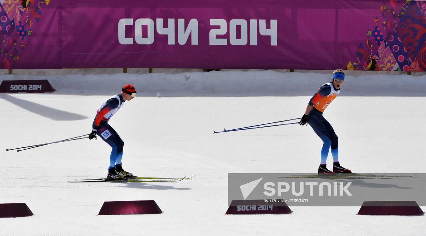 2014 Winter Paralympics. Cross-country skiing. Men. 20km race