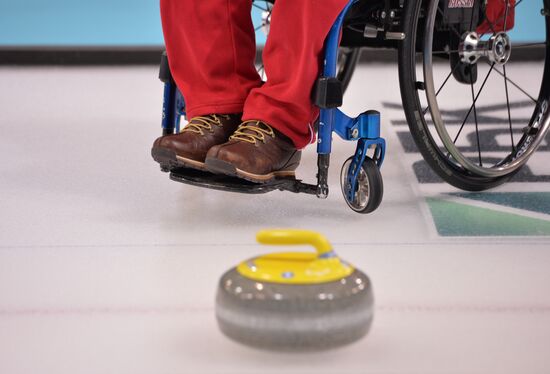 2014 Winter Paralympics. Curling. Day Three