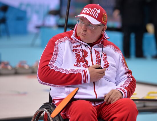 2014 Winter Paralympics. Curling. Day Three