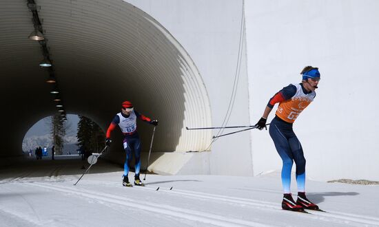 2014 Winter Paralympics. Cross-country skiing. Men. 20km race