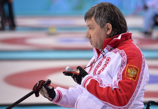 2014 Winter Paralympics. Curling. Day Three