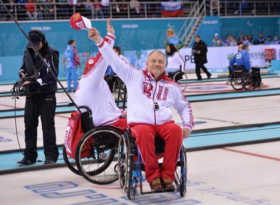 2014 Winter Paralympics. Curling. Day Three