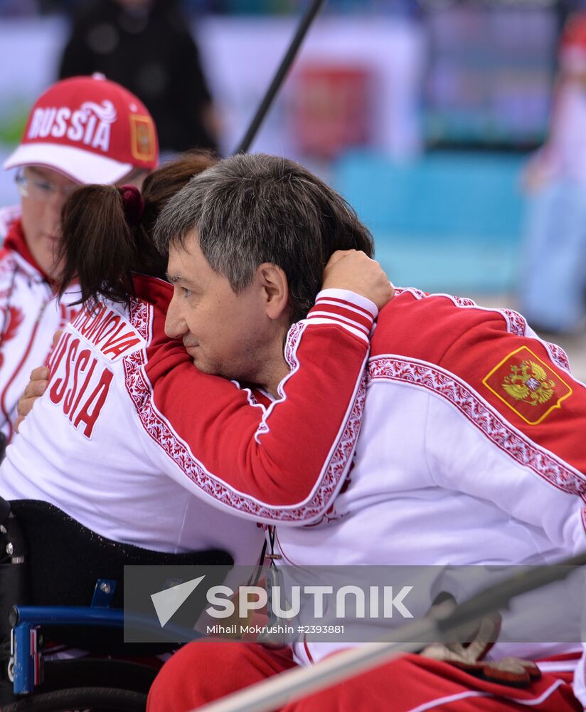 2014 Winter Paralympics. Curling. Day Three
