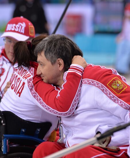 2014 Winter Paralympics. Curling. Day Three