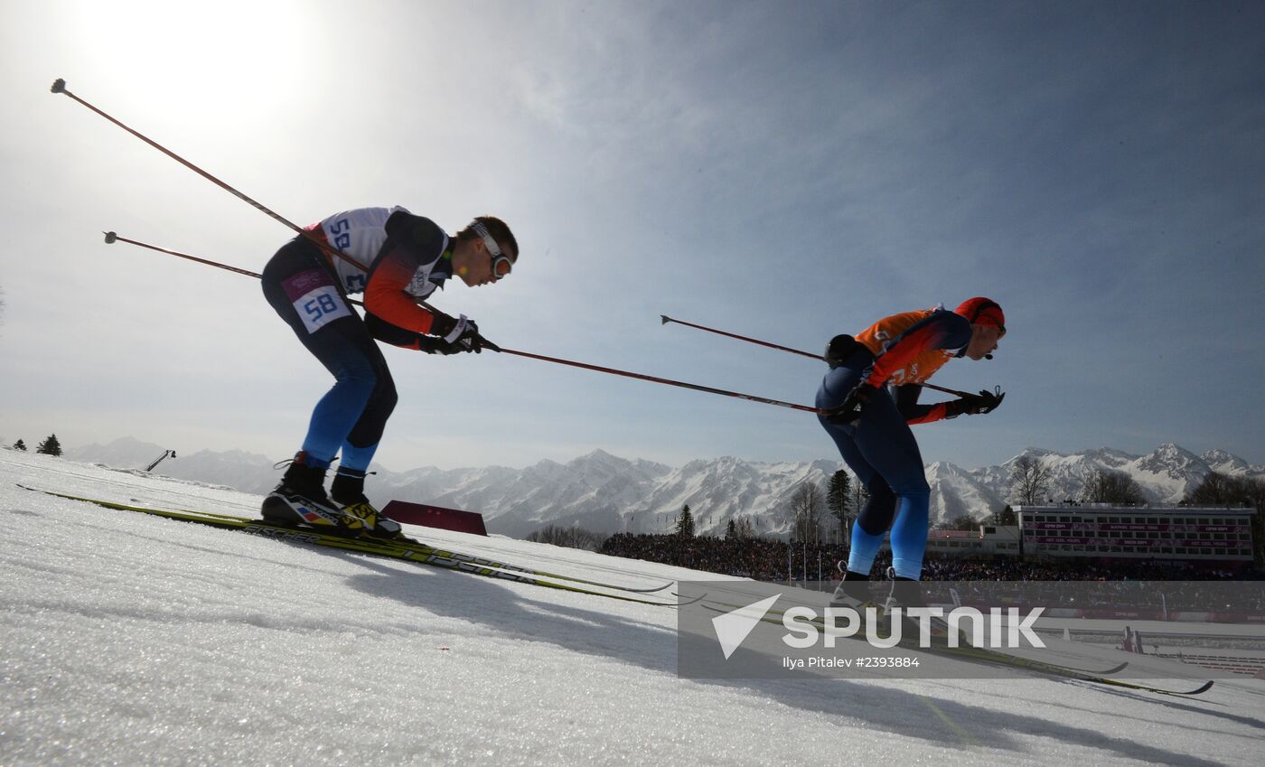 2014 Winter Paralympics. Cross-country skiing. Men. 20km race