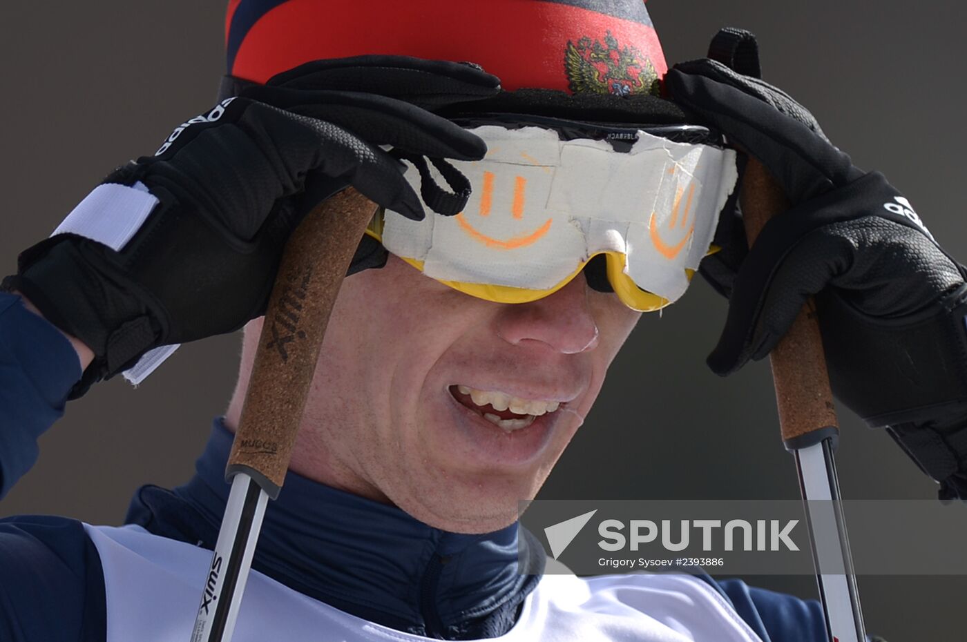 2014 Winter Paralympics. Cross-country skiing. Men. 20km race