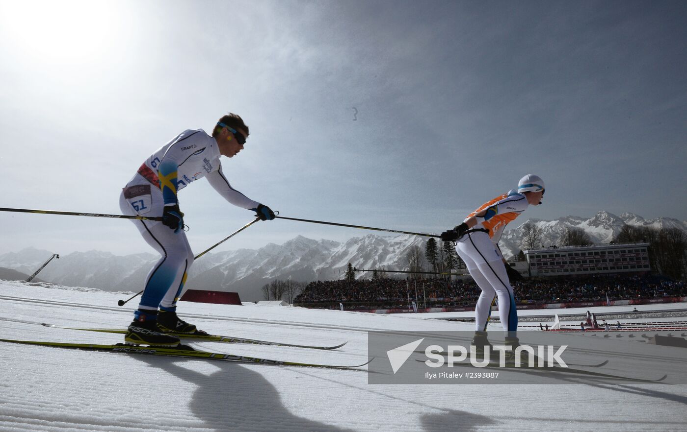 2014 Winter Paralympics. Cross-country skiing. Men. 20km race