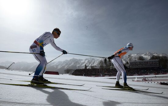 2014 Winter Paralympics. Cross-country skiing. Men. 20km race