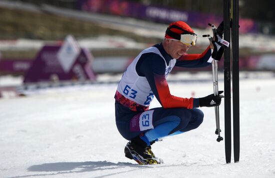 2014 Winter Paralympics. Cross-country skiing. Men. 20km race