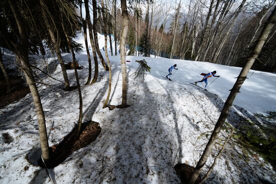 2014 Winter Paralympics. Cross-country skiing. Men. 20km race