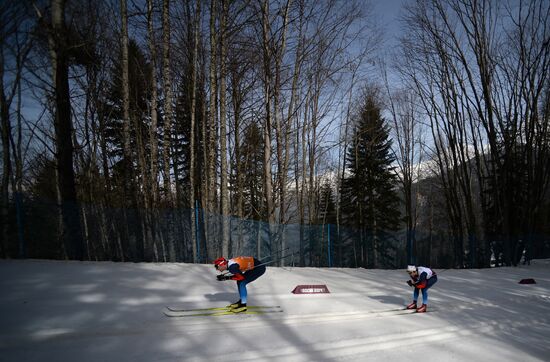 2014 Winter Paralympics. Cross-country skiing. Men. 20km race