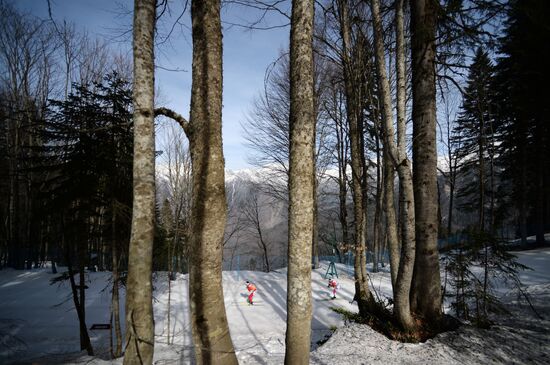 2014 Winter Paralympics. Cross-country skiing. Men. 20km race