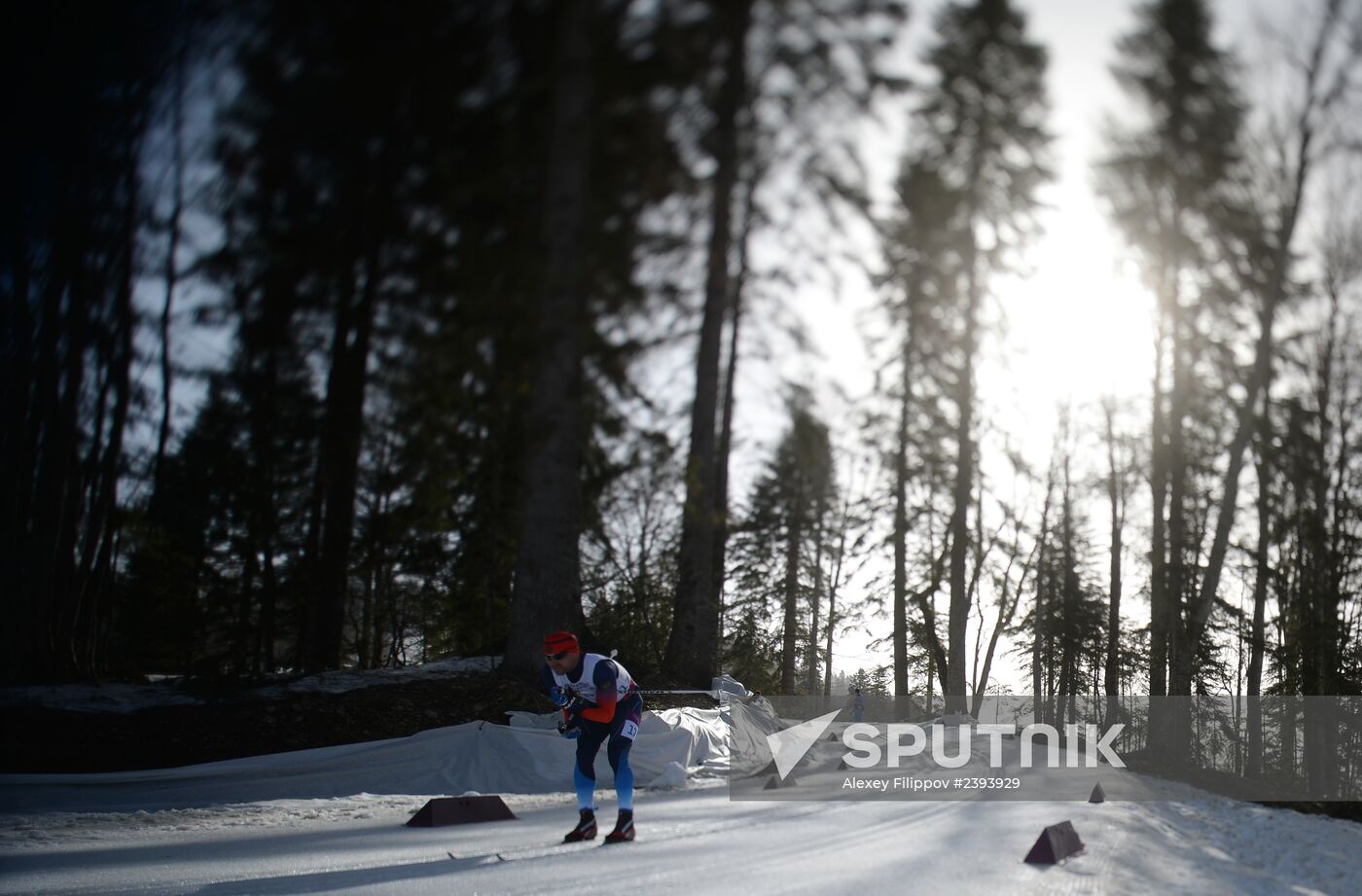 2014 Winter Paralympics. Cross-country skiing. Men. 20km race