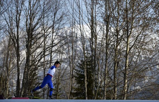 2014 Winter Paralympics. Cross-country skiing. Men. 20km race