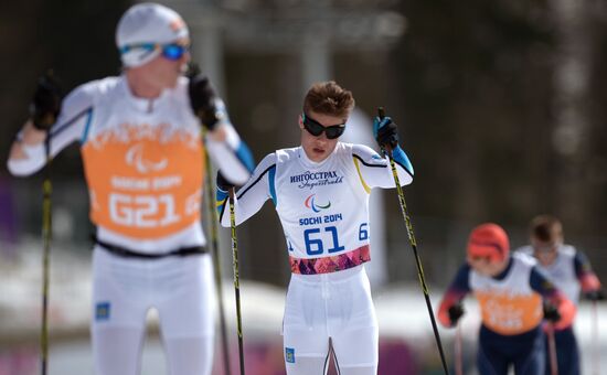 2014 Winter Paralympics. Cross-country skiing. Men. 20km race