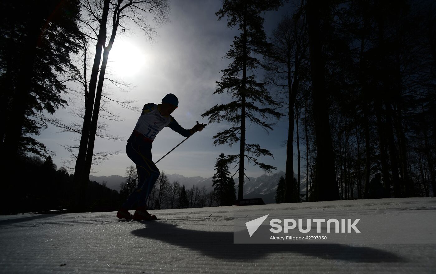2014 Winter Paralympics. Cross-country skiing. Men. 20km race