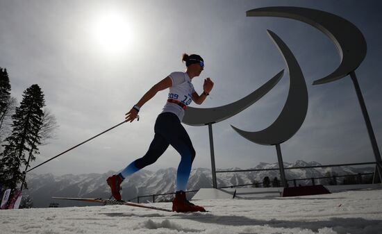 2014 Winter Paralympics. Cross-country skiing. Women. 15km race